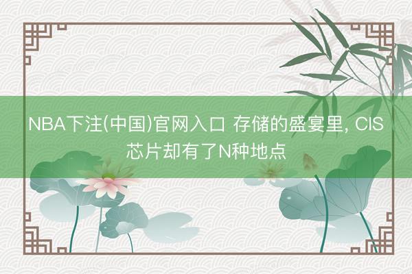 NBA下注(中国)官网入口 存储的盛宴里， CIS芯片却有了N种地点