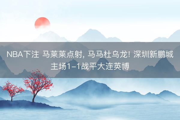 NBA下注 马莱莱点射， 马马杜乌龙! 深圳新鹏城主场1-1战平大连英博